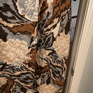 Vintage quilted dress, designer unknown.